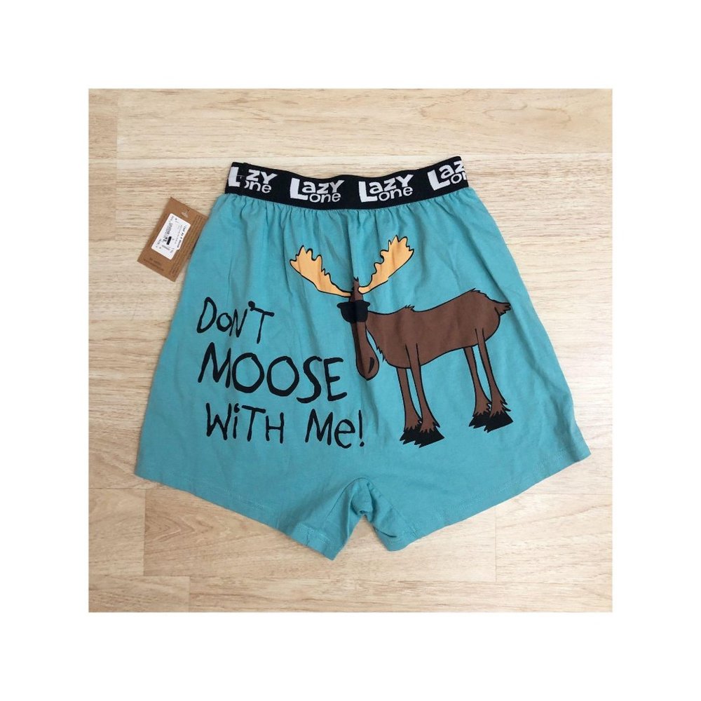 Lazy One Moose Boxers Small NWT